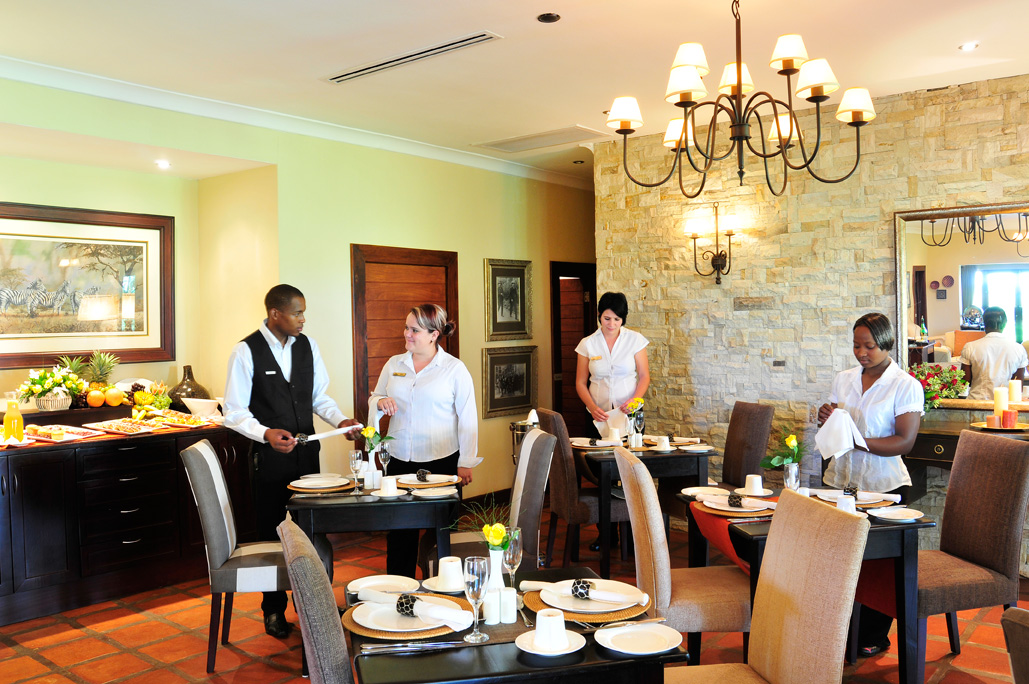 Hospitality students at Sondela